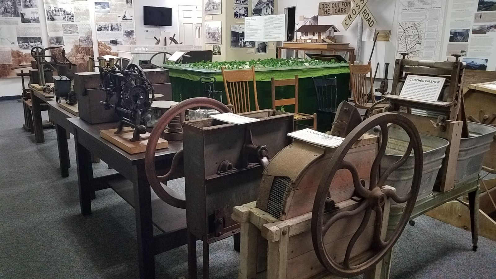 View of vintage work saving gadgets